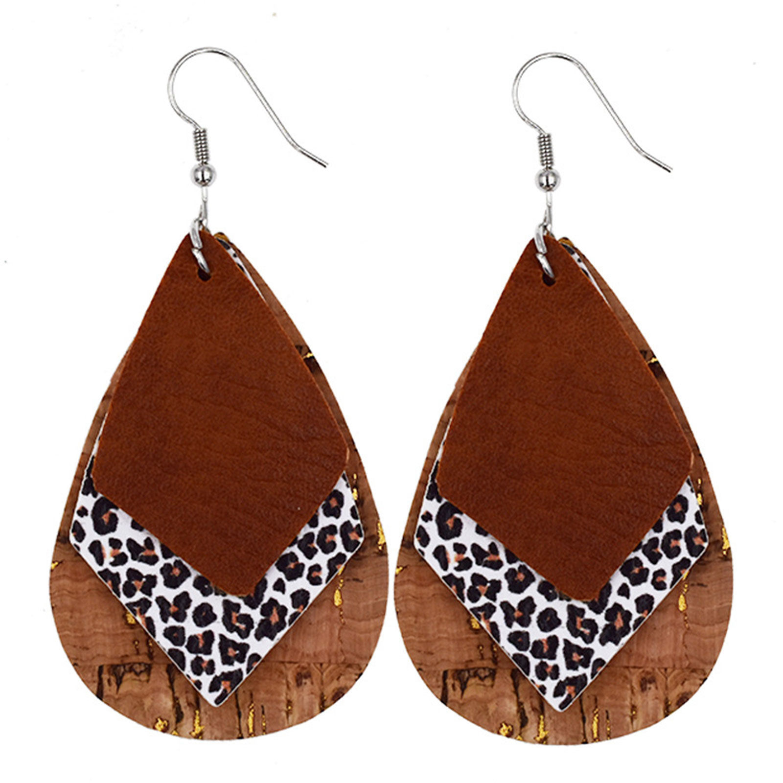 Picture of PU Leather Earrings 1 Pair