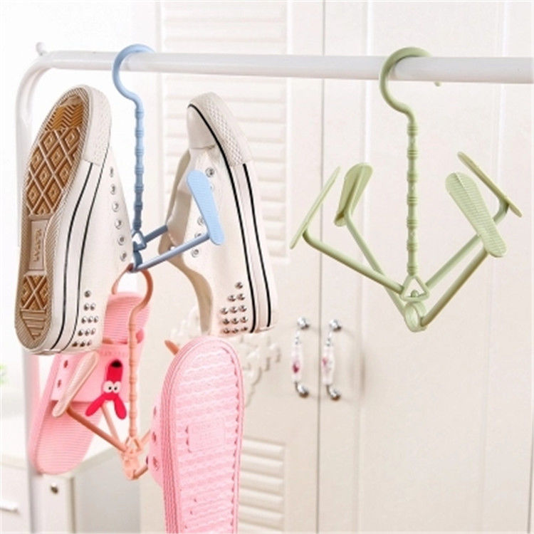 Picture of PP Creative Multifunctional Shoe Drying Hanger Rack With Hooks