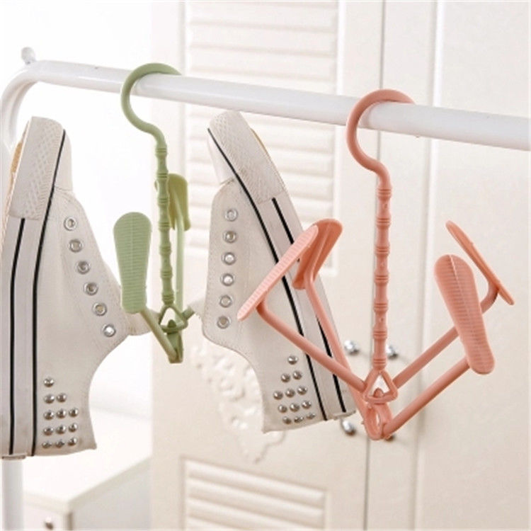 Picture of PP Creative Multifunctional Shoe Drying Hanger Rack With Hooks