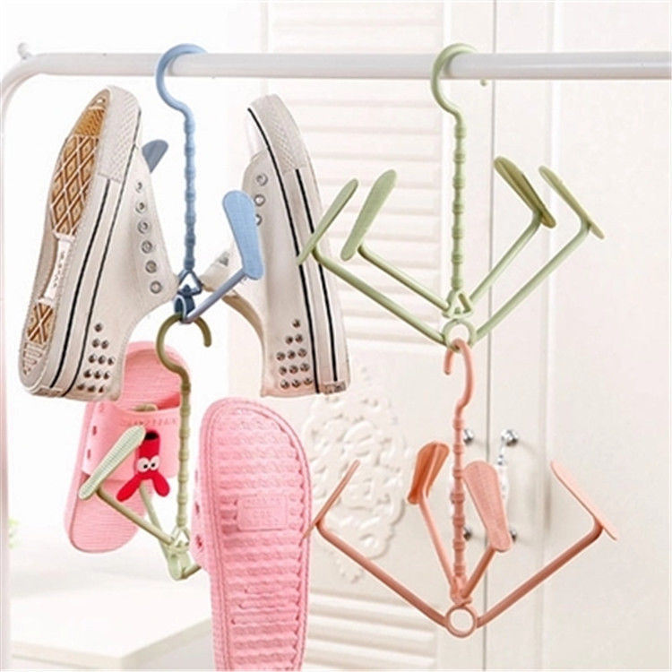 Picture of PP Creative Multifunctional Shoe Drying Hanger Rack With Hooks