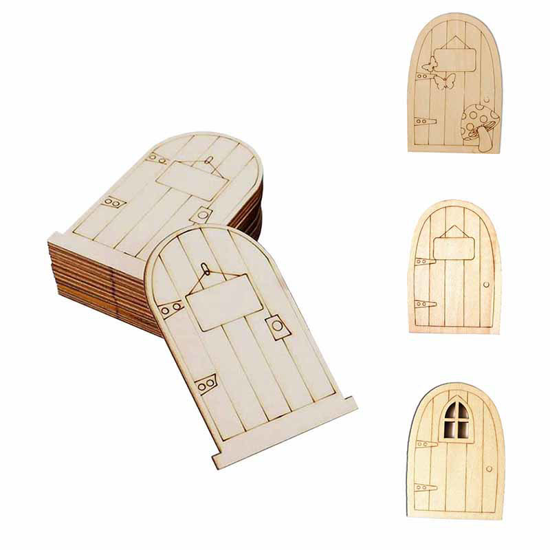 Picture of Boxwood Elf Gate Originality Decoration Crafts