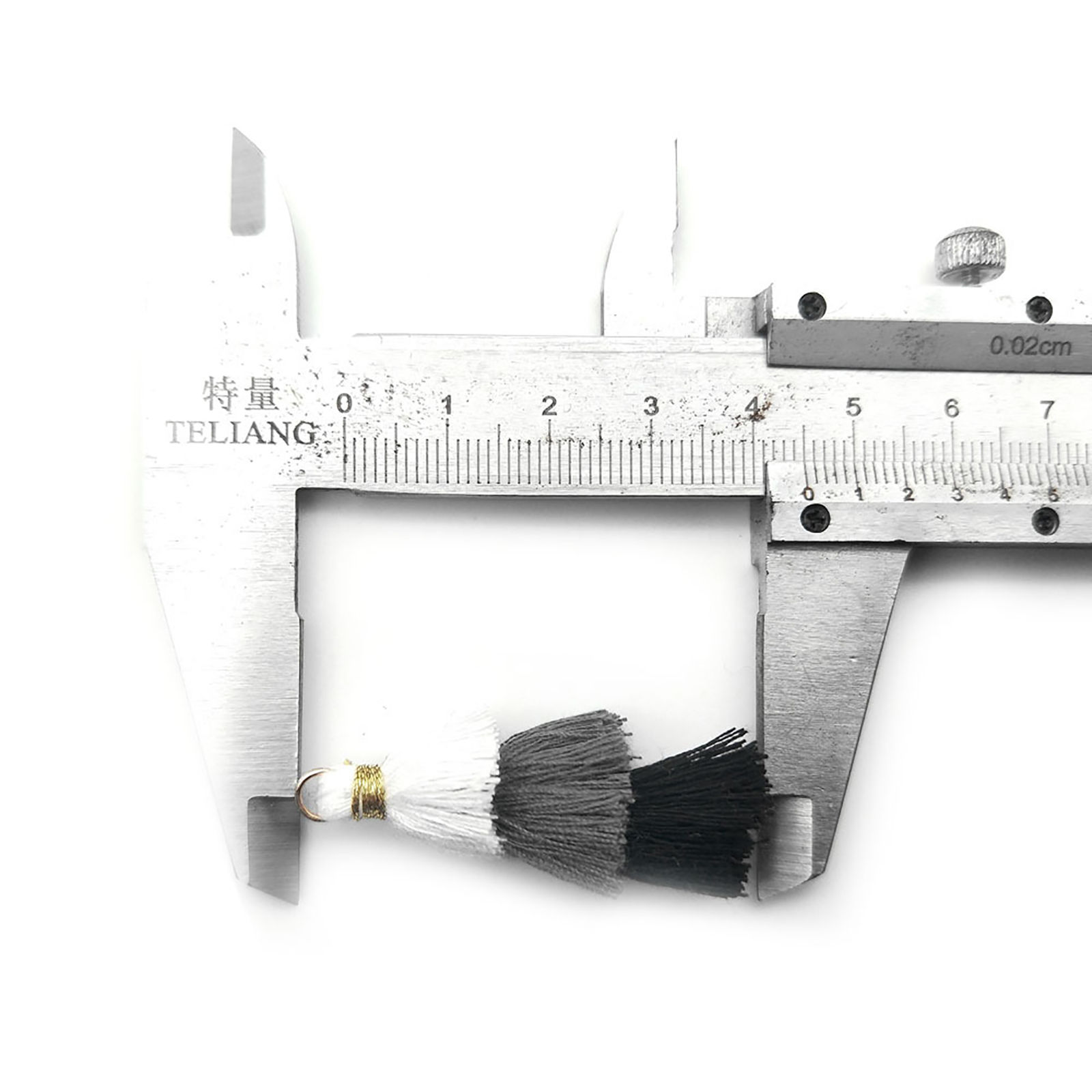 Bild von Zinklegierung & Terylen Quaste Anhänger Quast 25mm, 10 Stück