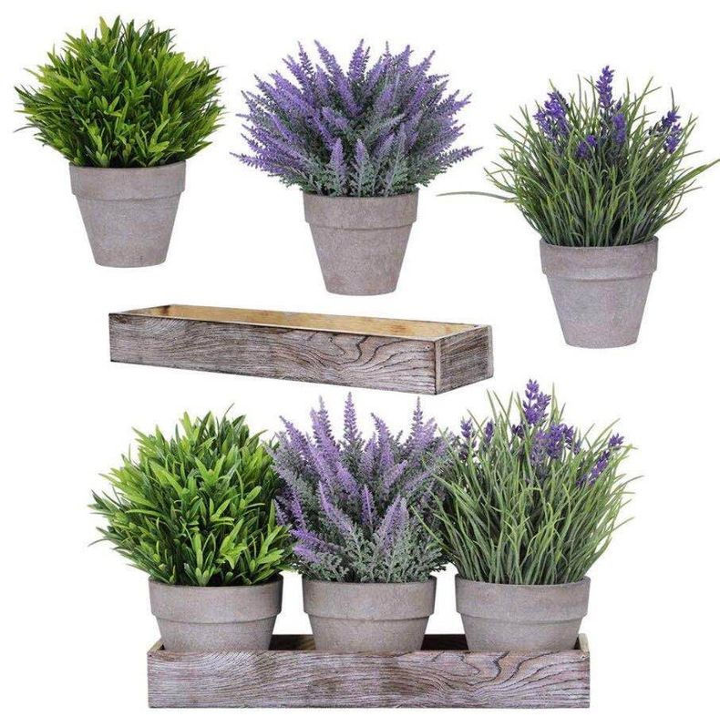 Изображение Artificial Lavender Flowers Home Decoration