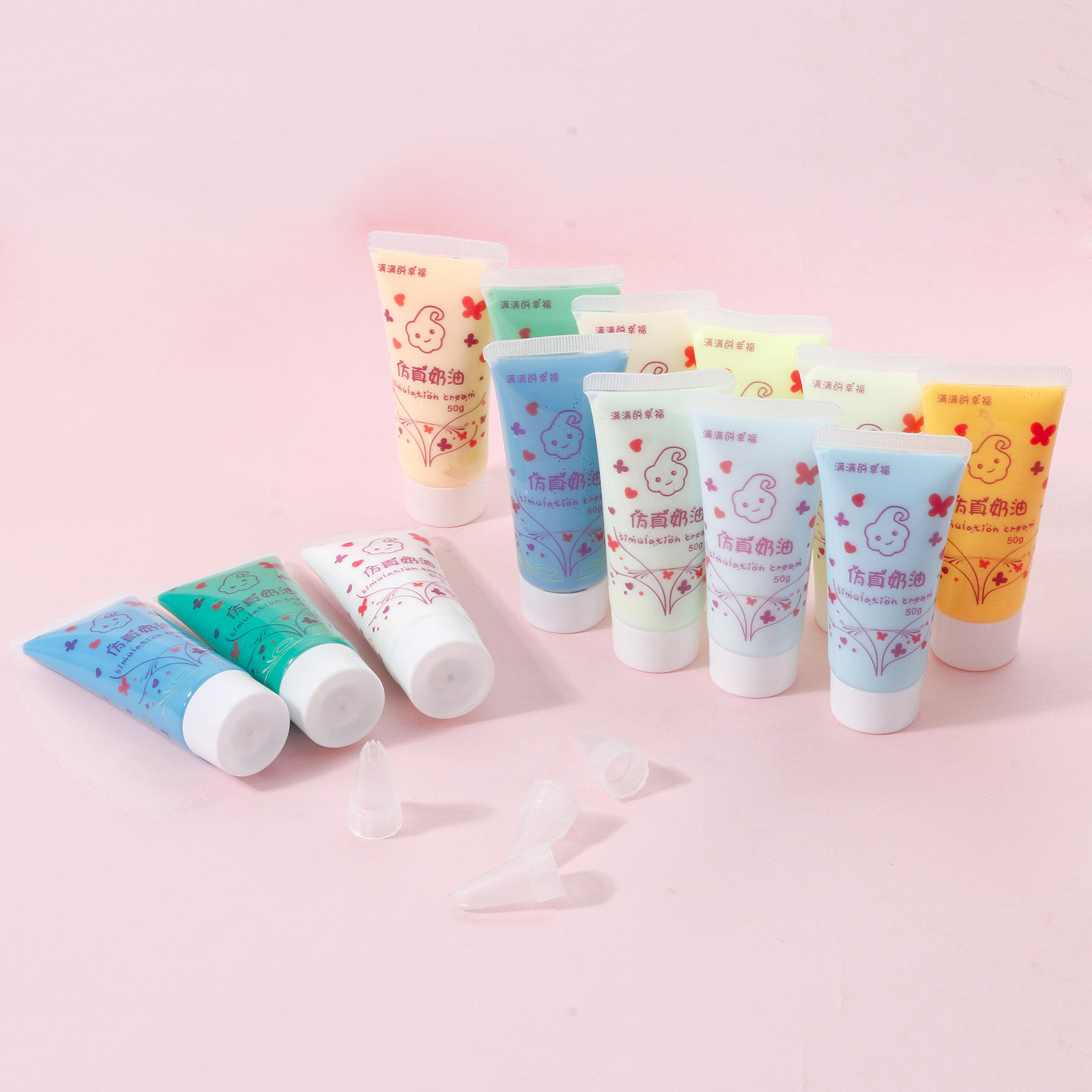 Immagine di Resina Argilla Panna Montata Finta Fai-da-te 11.5cm x 4.5cm, 1 Pz