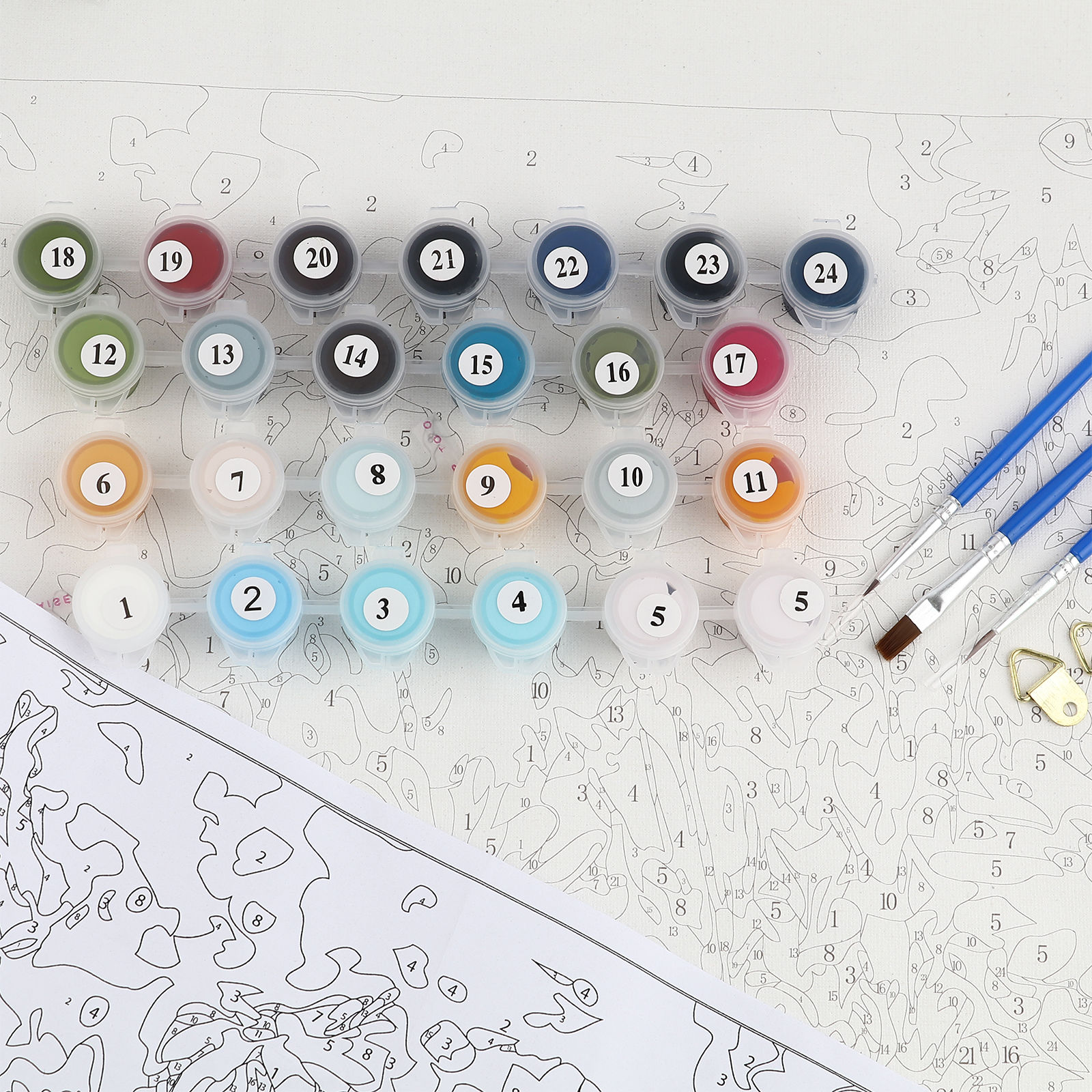 Bild von Wandbild Dekor Rechteck 50cm x 40cm, 1 Set