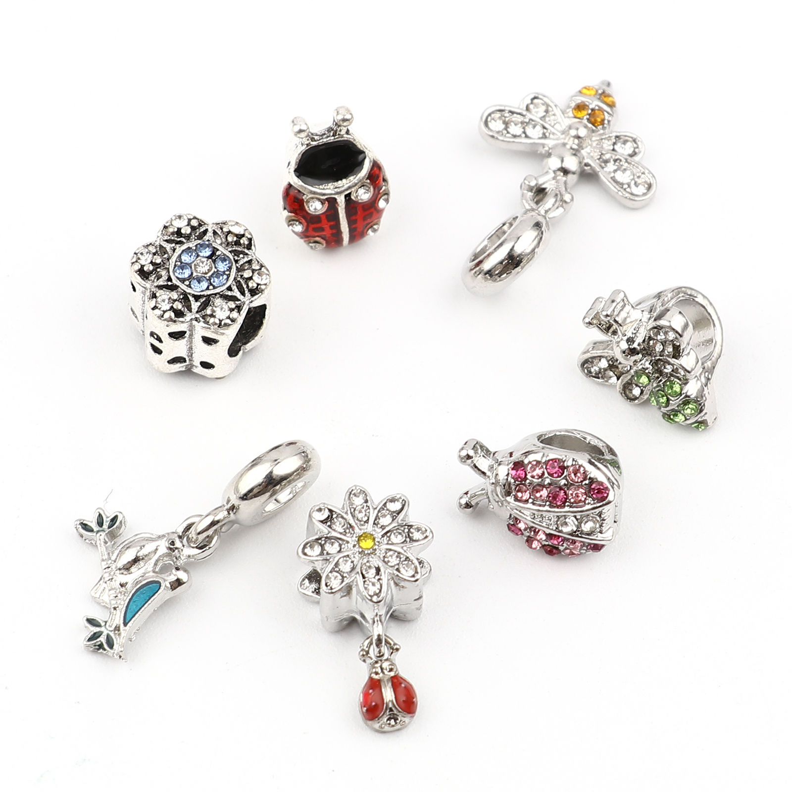 Picture of Zinc Based Alloy Large Hole Charm Beads