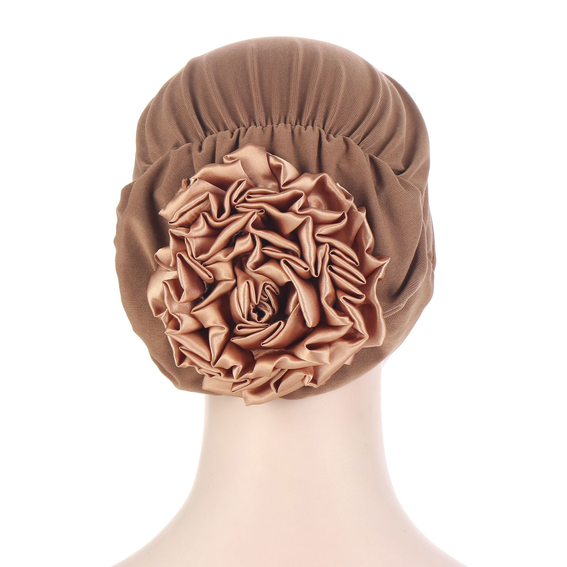 Picture of Women's Satin Flower Turban Hat