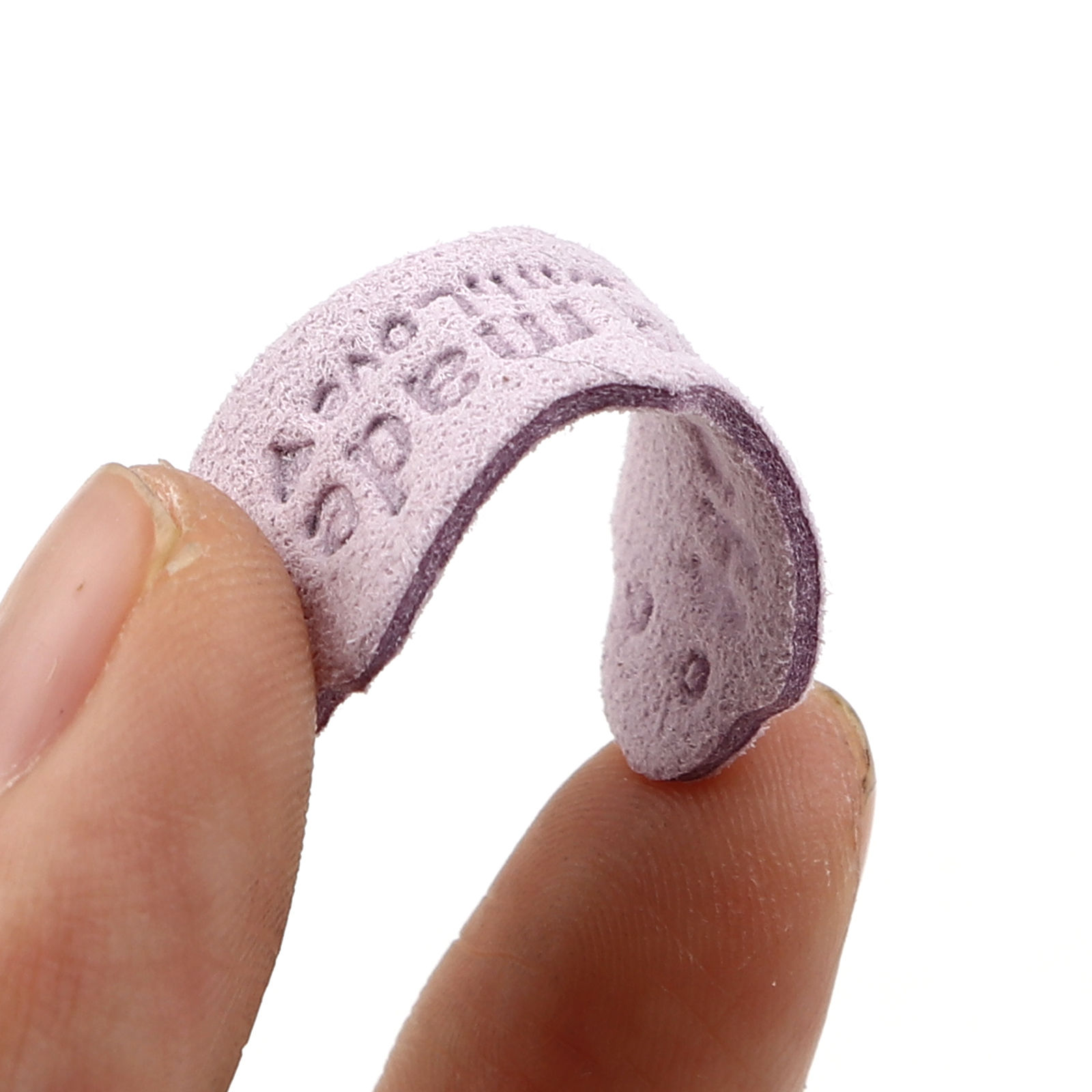 Picture of PU Leather Label Tags Irregular Faux Suede