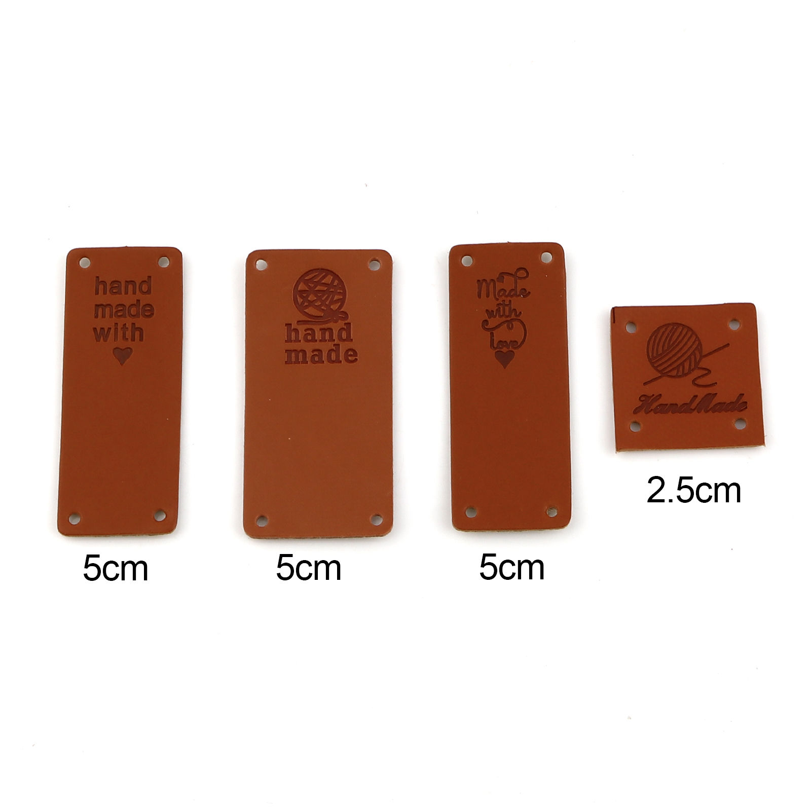 Picture of PU Leather Label Tags Rectangle