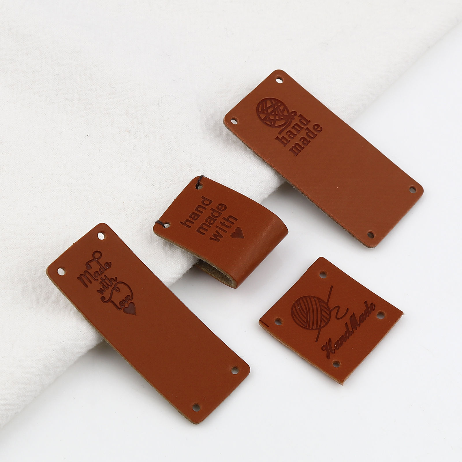 Picture of PU Leather Label Tags Rectangle
