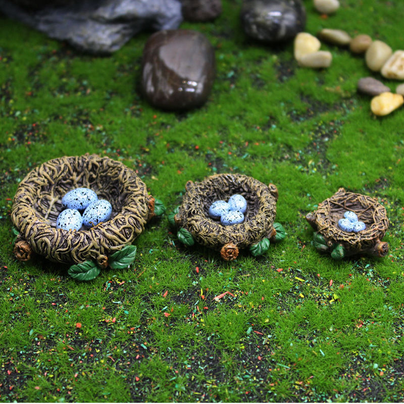 Picture of Resin Simulation Bird Micro Landscape Miniature Decoration