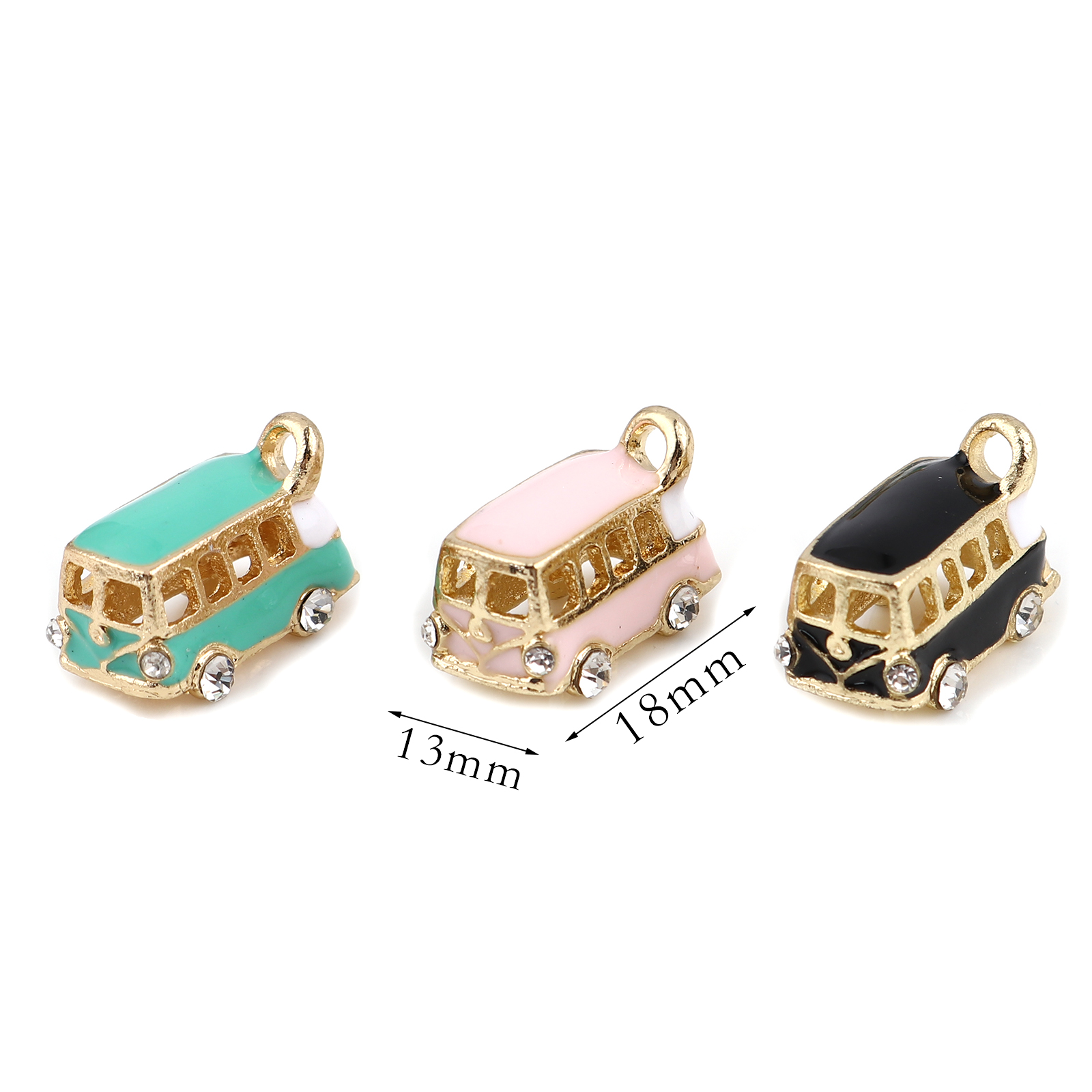 Picture of Zinc Based Alloy Travel Charms Bus