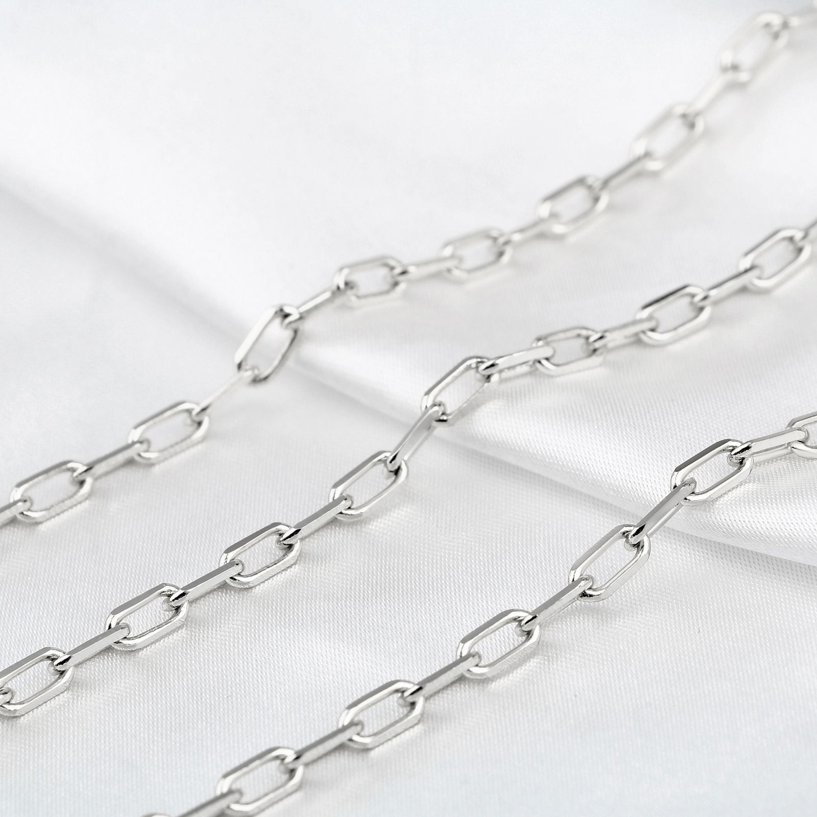 Image de Colliers en Cuivre & Zirconia Cubique Plaqué Platine à Zirconia Cubique Clair 1 Pièce