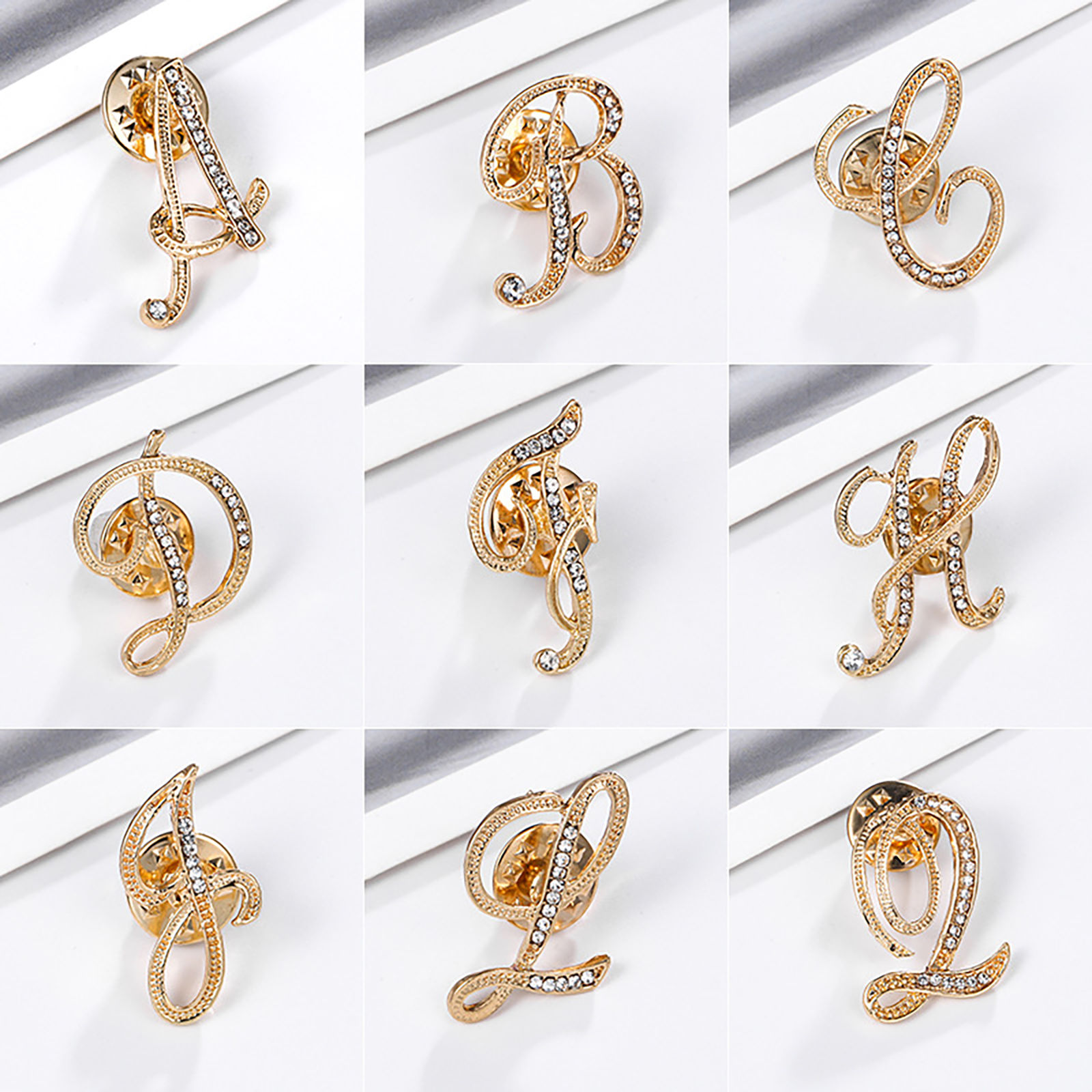 Picture of Pin Brooches Capital Alphabet/ Letter