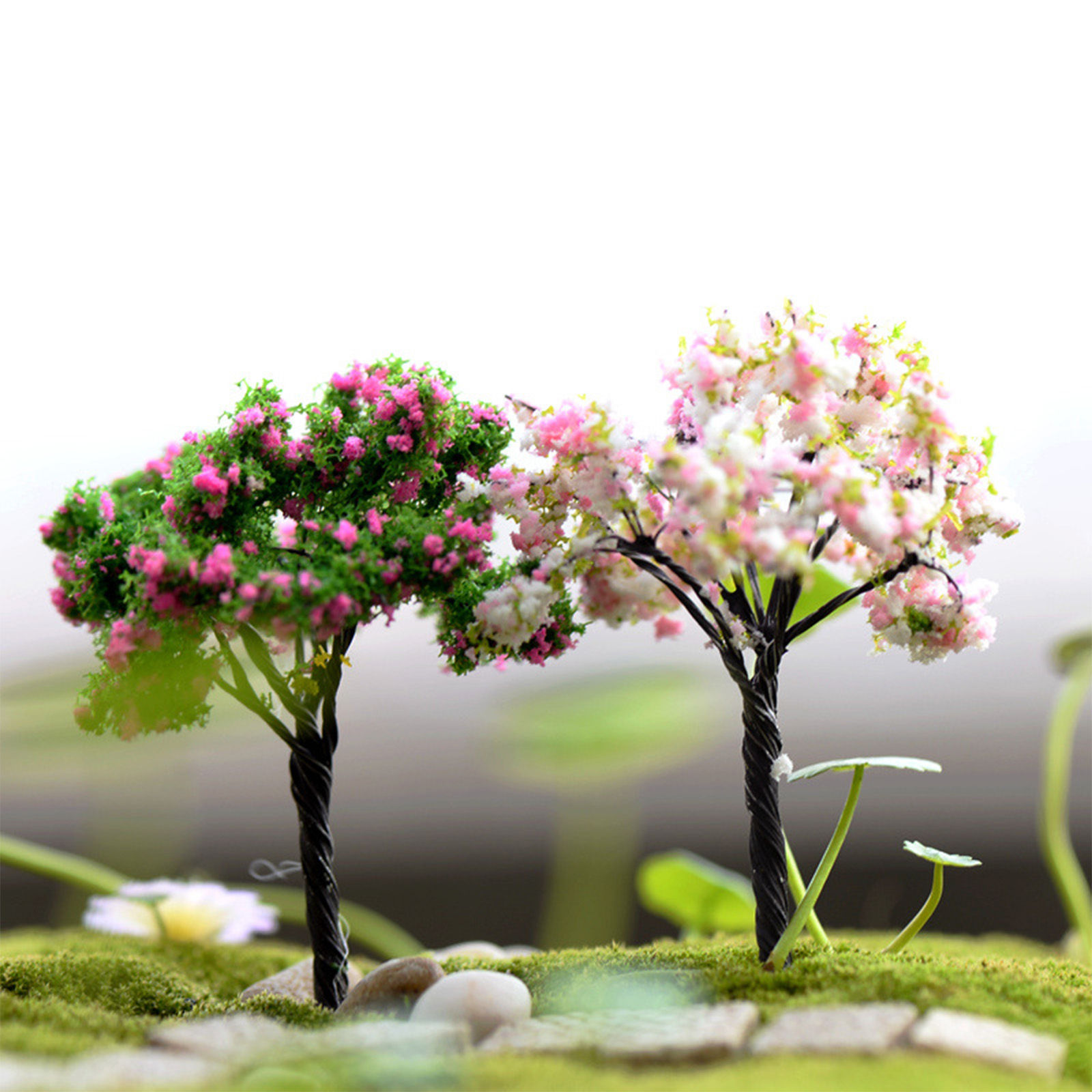 Изображение Tree Plastic Micro Landscape Miniature Decoration