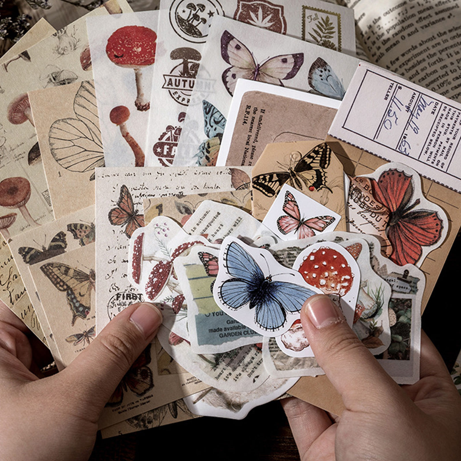 Picture of Retro DIY Scrapbook Stickers Material Paper Package