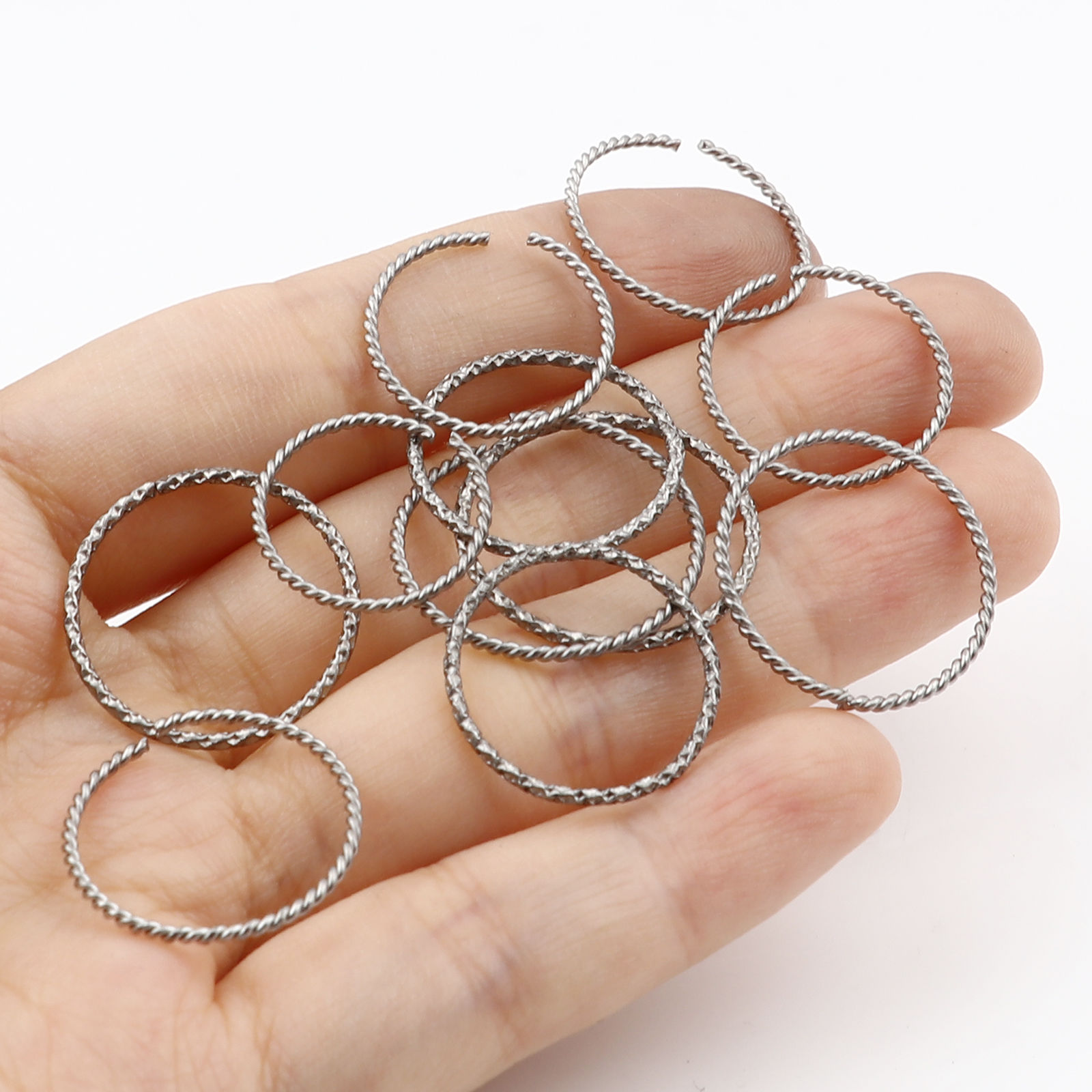 Picture of Stainless Steel Open Jump Rings Findings