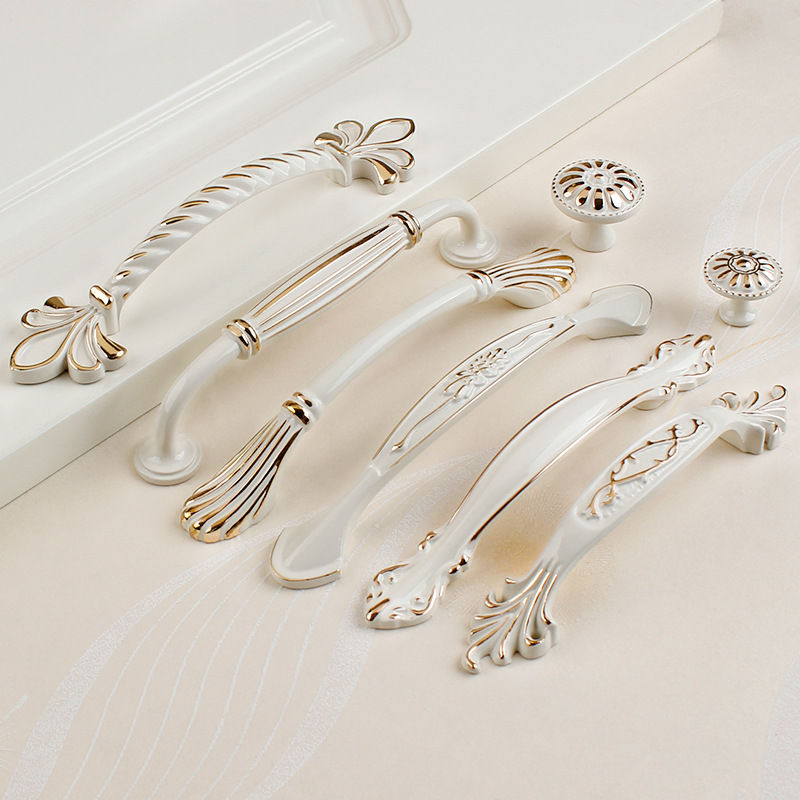 Изображение Zinc Based Alloy Enameled Handles Pulls Knobs For Drawer Cabinet Furniture Hardware
