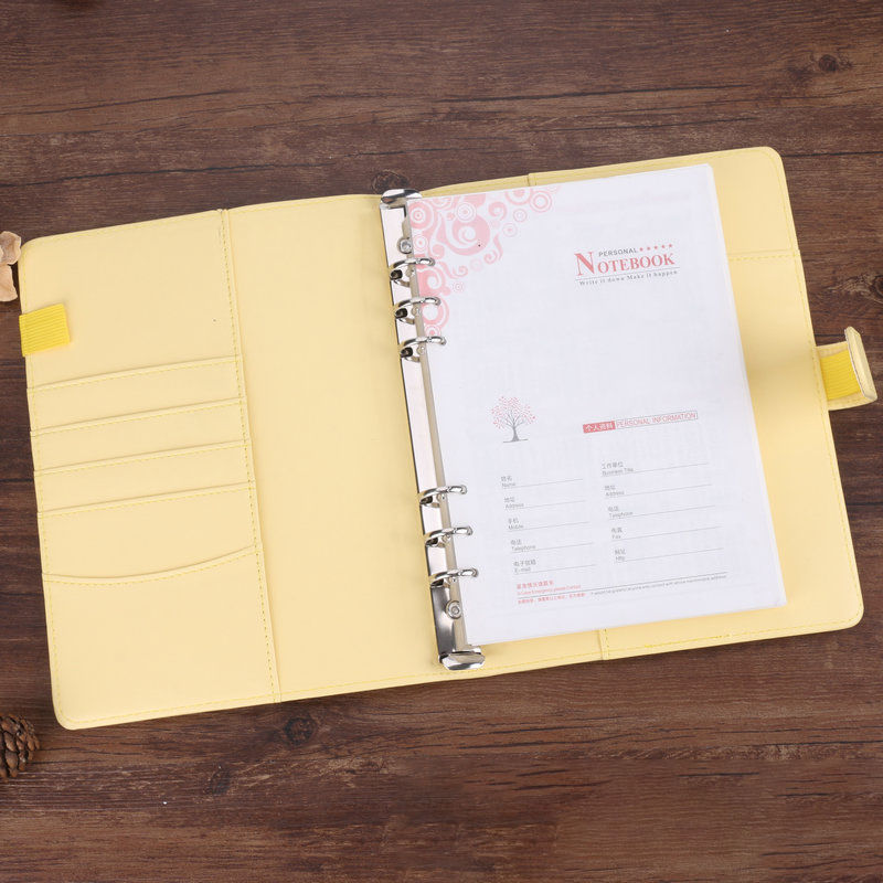 Picture of A5/A6 Magnetic Buckle Notebook PU Cover Binder Without Inner Writing Paper