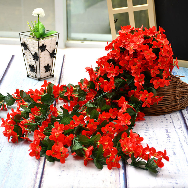 Picture of Faux Silk Simulation Flowers Violet Vine Home Decoration