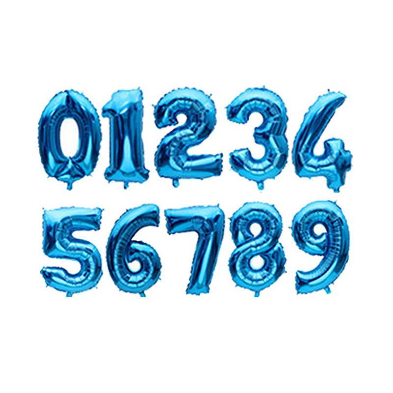Bild von Aluminiumfolie Zahlenballon Geburtstagsfeier Dekorationen 
