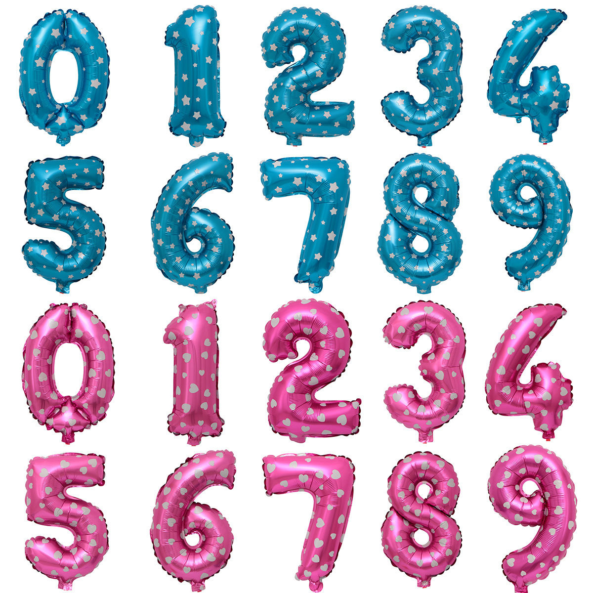 Bild von Aluminiumfolie Zahlenballon Geburtstagsfeier Dekorationen 
