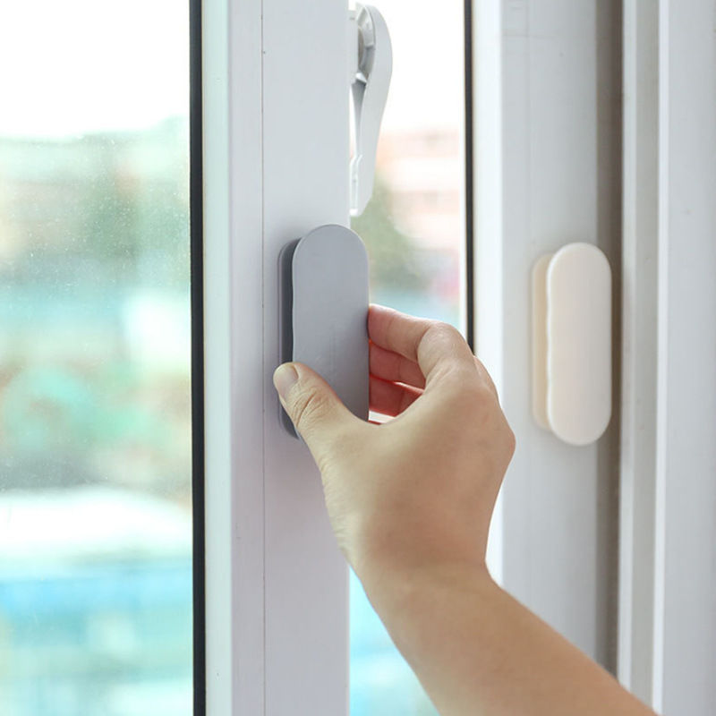 Изображение Plastic Self-adhesive Handles Pulls Knobs For Drawer Cabinet Furniture Hardware