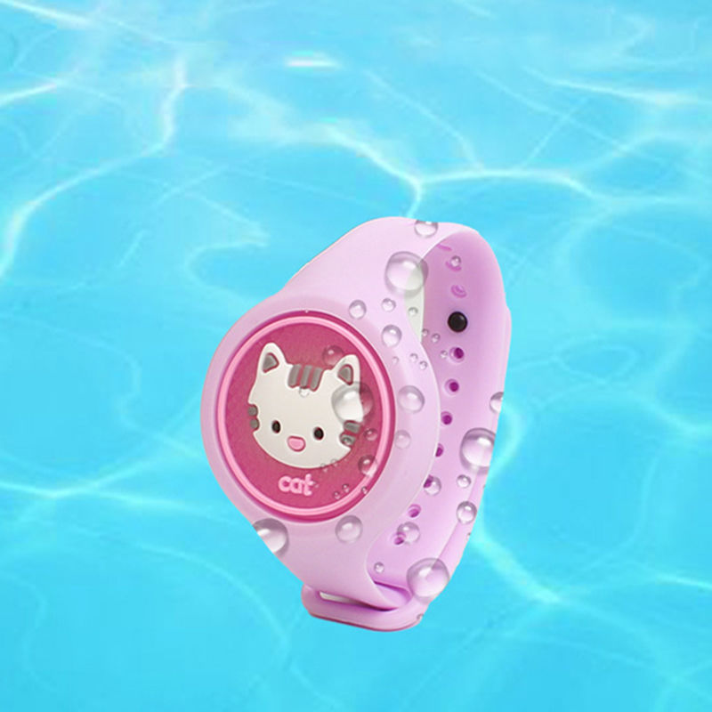 Imagen de LED Light Guarding Children Mosquito Repellent Wristband Bracelets Waterproof Deet-Free Made with Natural Plant Essential Oil Based Ingredients