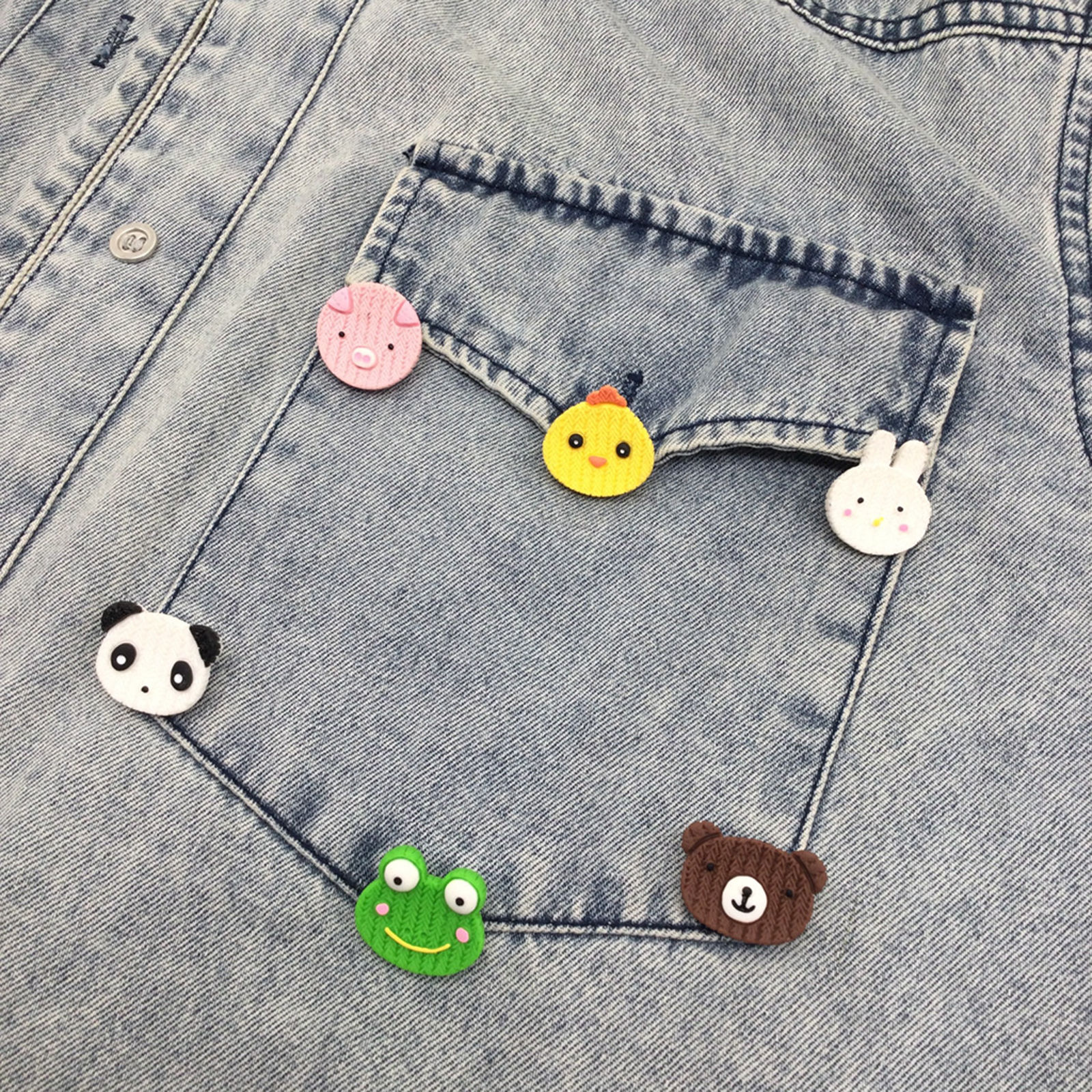 Picture of Plastic Pin Brooches Animal Multicolor 2.5cm, 1 Piece