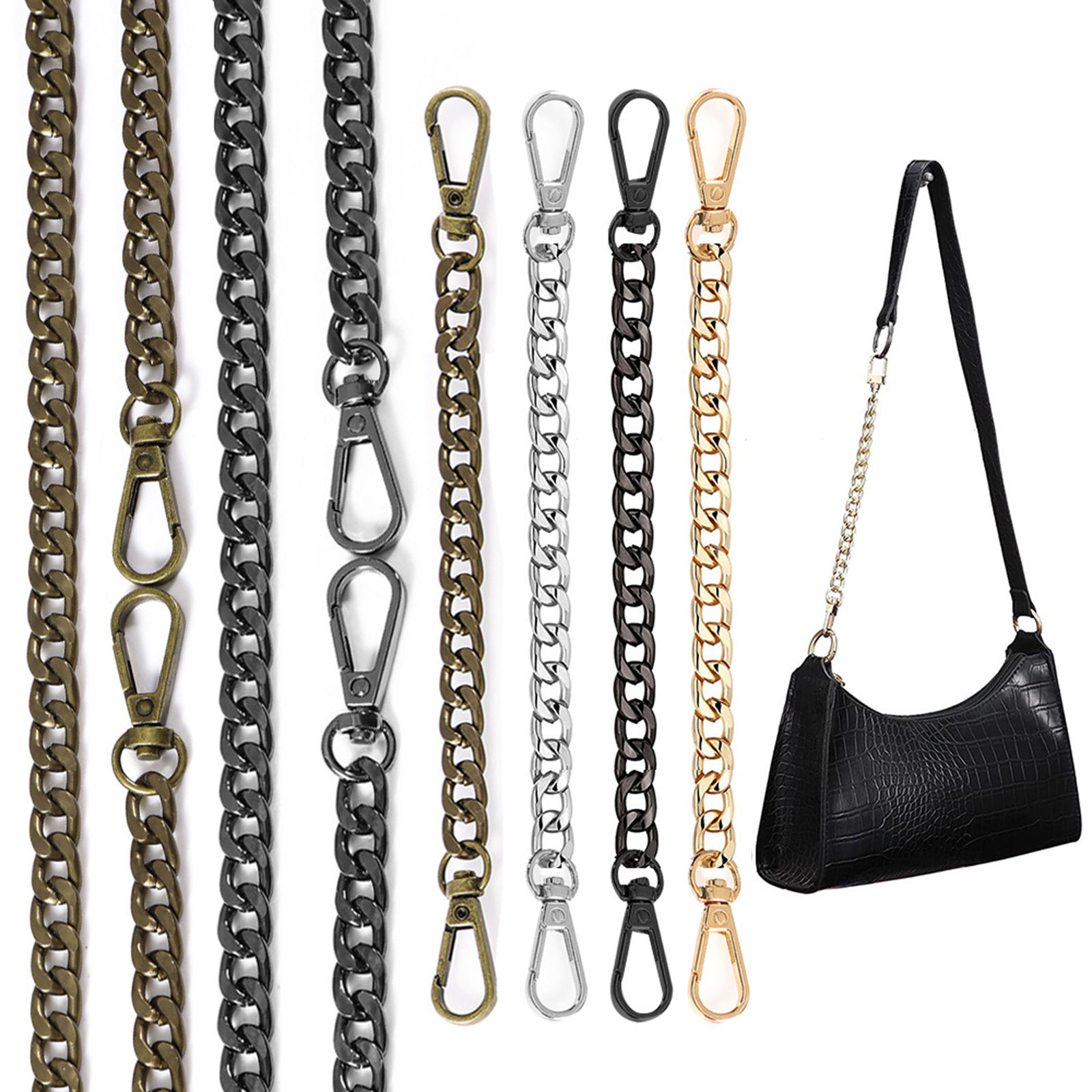 Picture of Aluminum Purse Chain Strap Multicolor 1 Piece