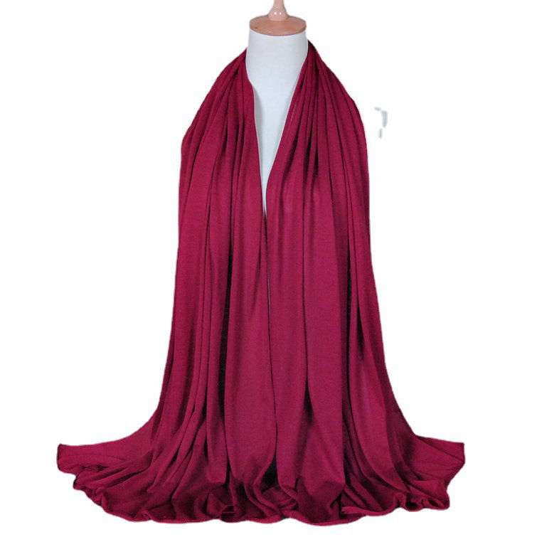 Изображение Modal Women's Hijab Scarf Wrap Solid Color