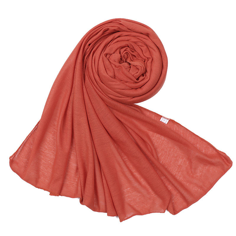 Изображение Modal Women's Hijab Scarf Wrap Solid Color