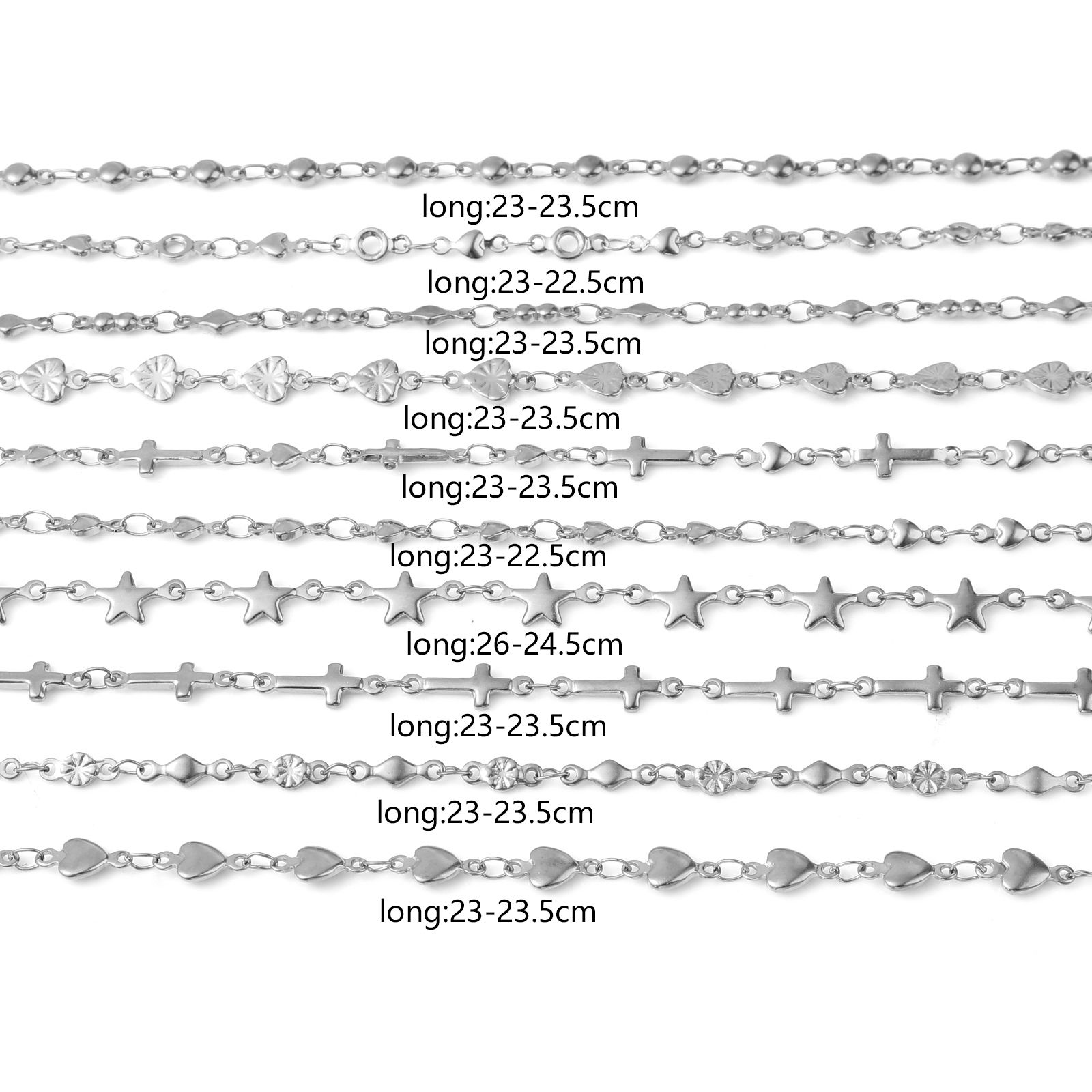 Picture of Stainless Steel Anklet Silver Tone 1 Piece