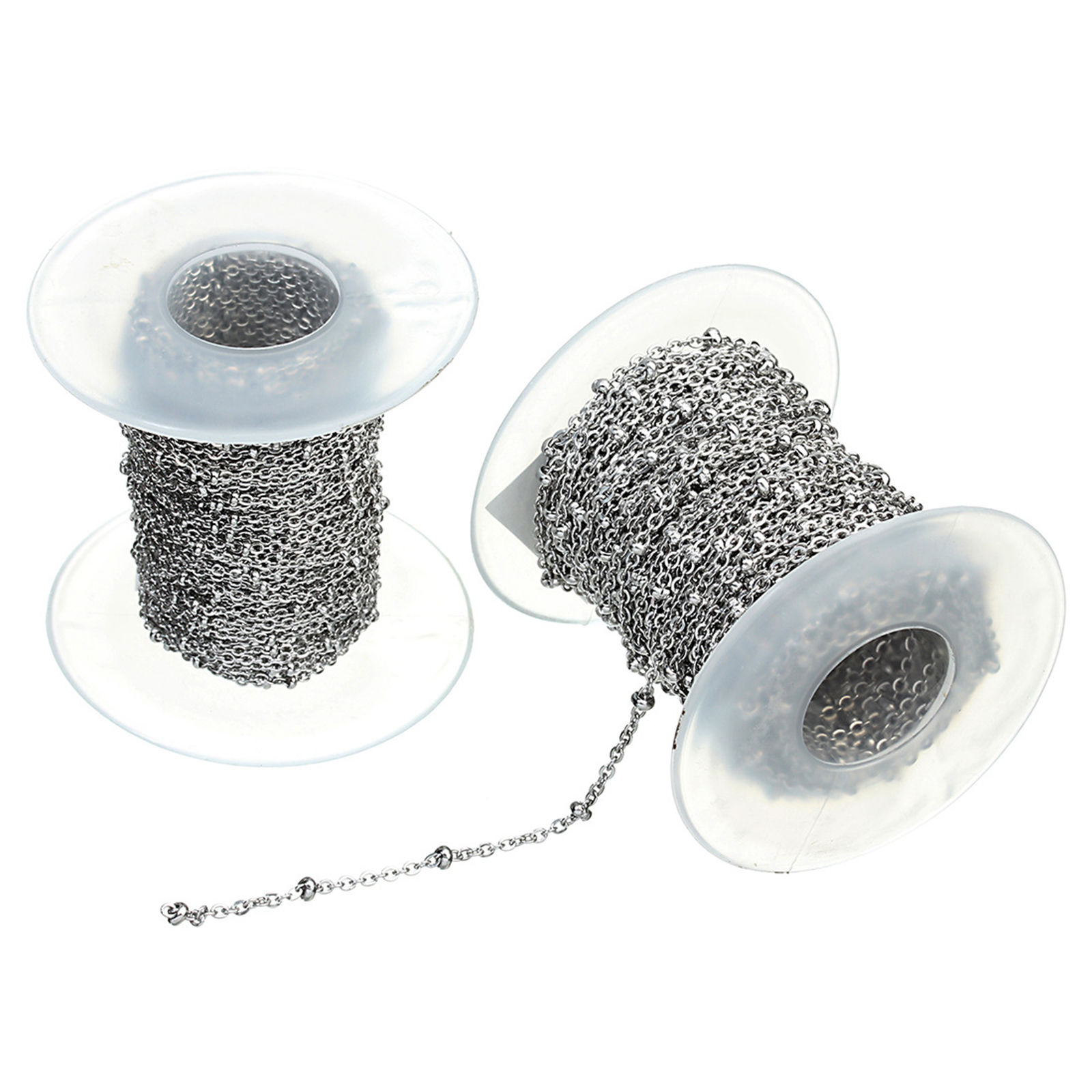 Imagen de Acero Inoxidable Cadenas Multicolor 1 Rollo (Aprox 10 Yarda/Rollo
