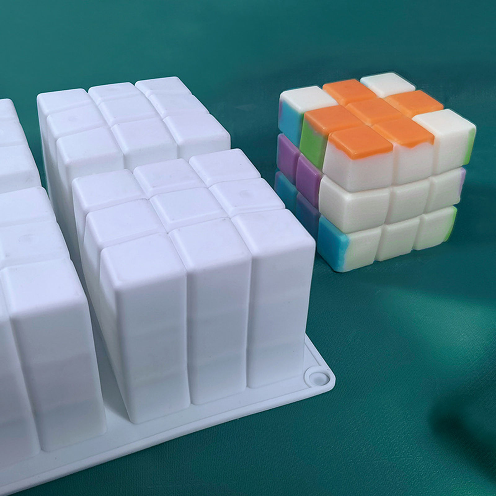 Imagen de Silicona Molde Bola Blanco 1 Unidad