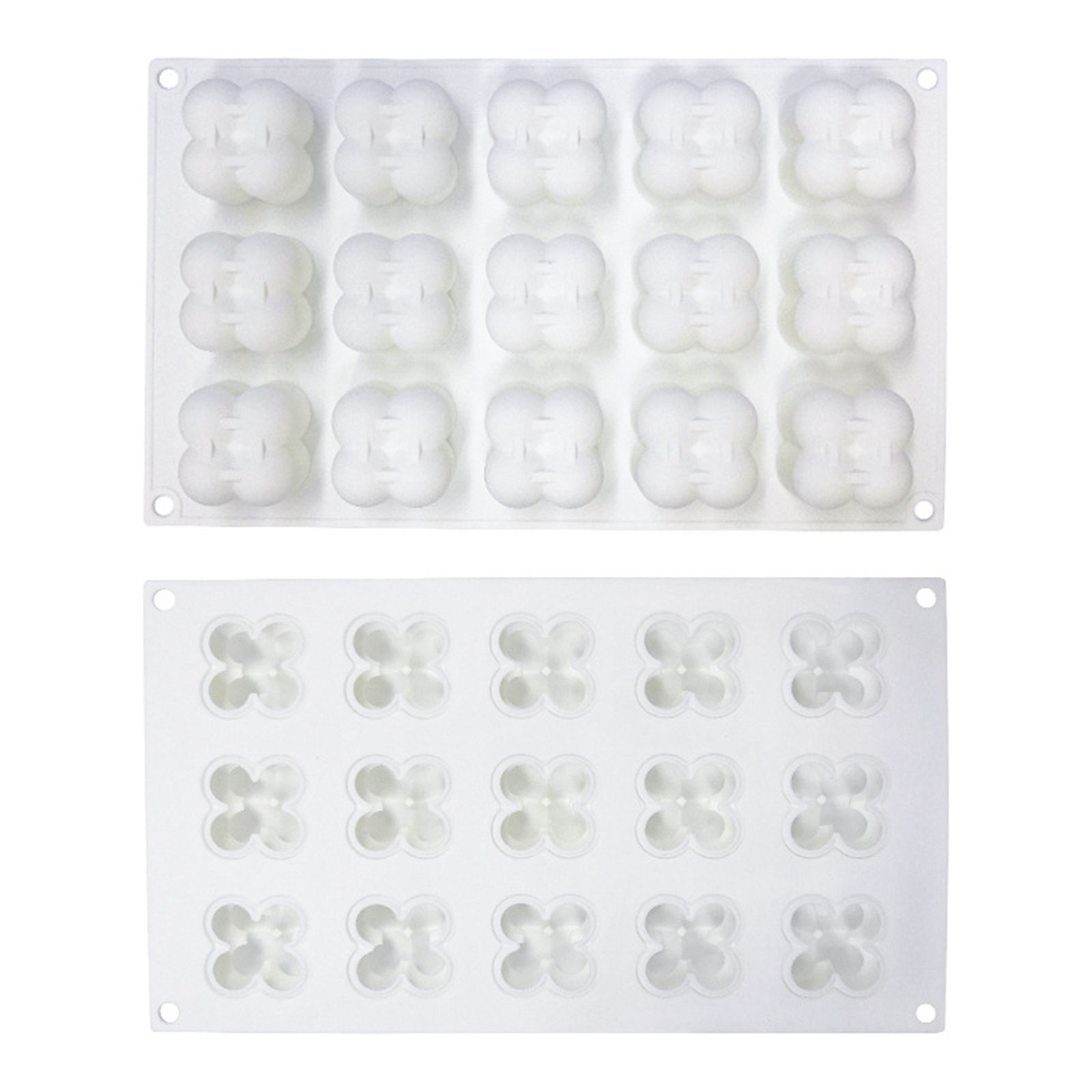 Imagen de Silicona Molde Bola Blanco 1 Unidad