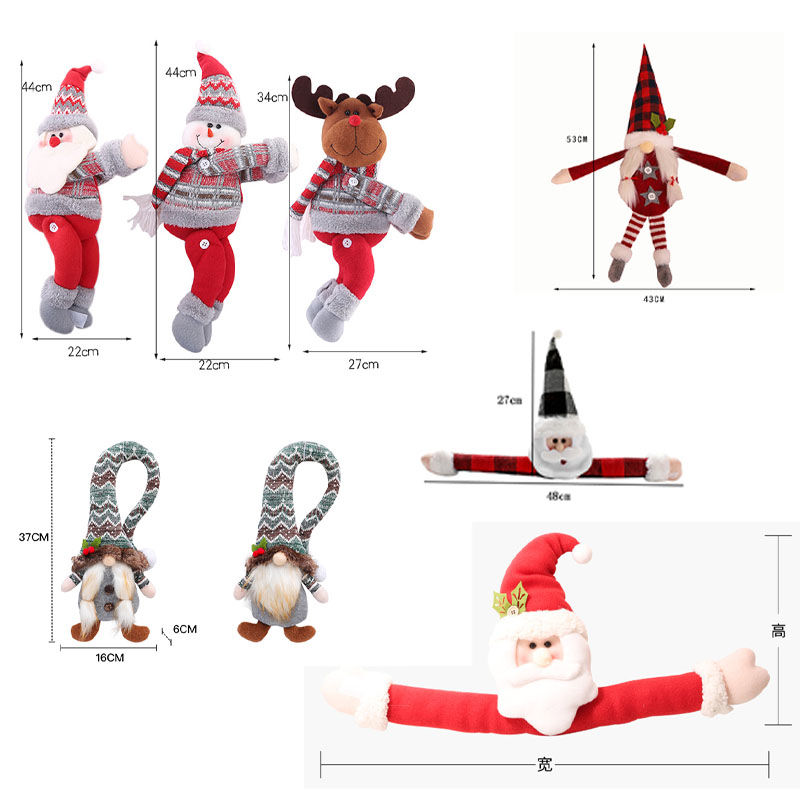 Изображение Christmas Doll Curtain Tiebacks Clips Holdbacks Home Decoration