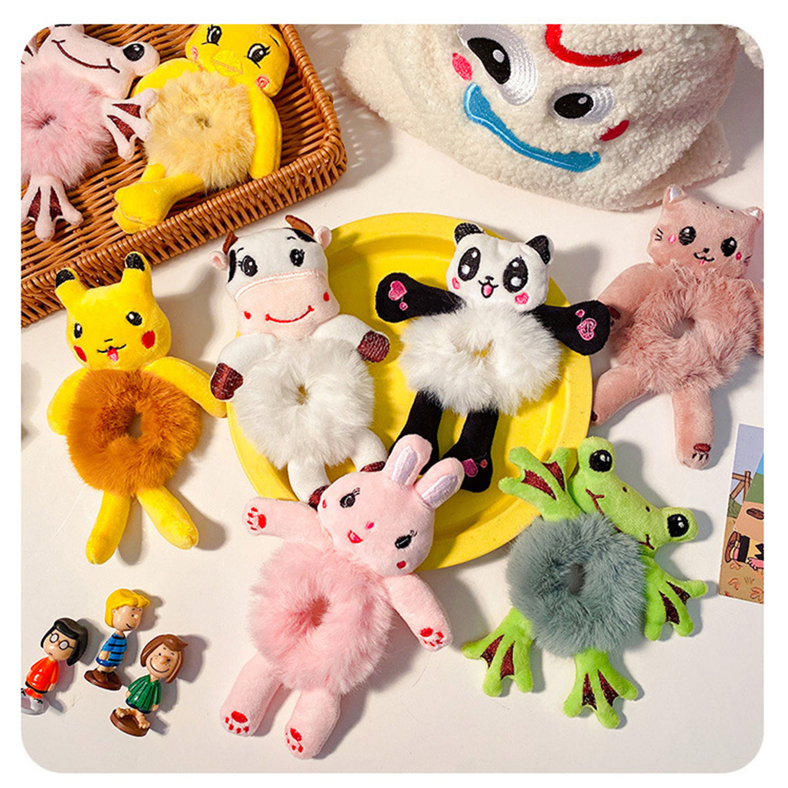 Picture of Plush Hair Ties Band Multicolor 1 Piece