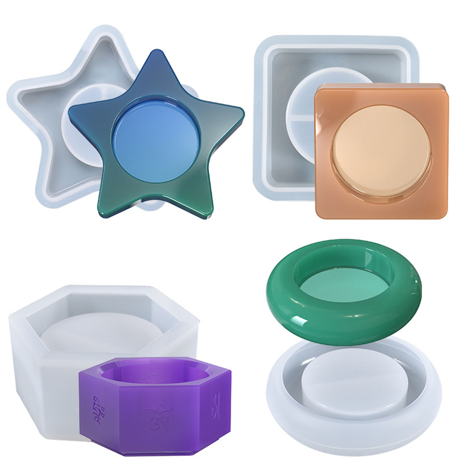 Imagen de Silicona Molde Blanco 1 Unidad