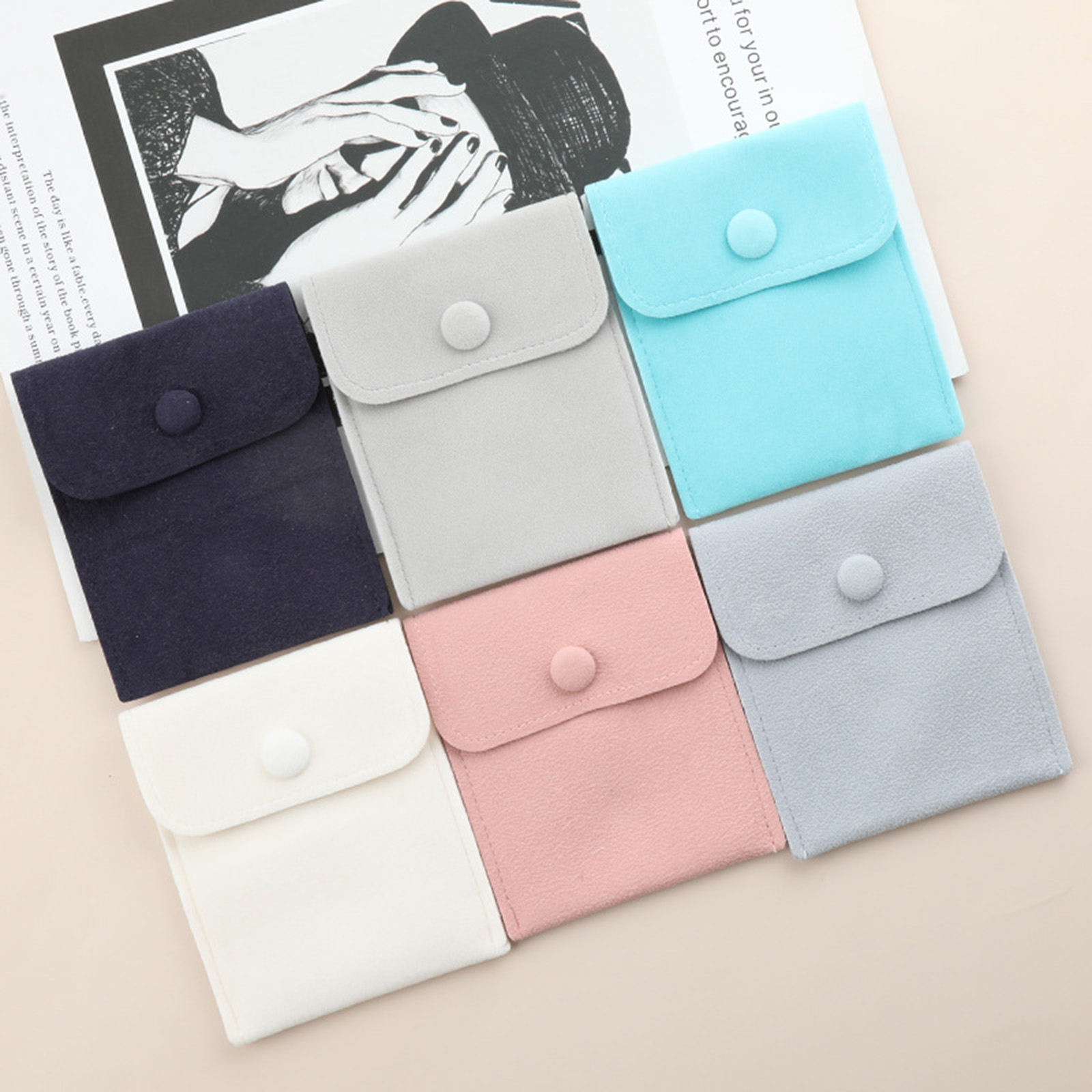 Imagen de Cajas de joyería Pana , Multicolor 1 Unidad
