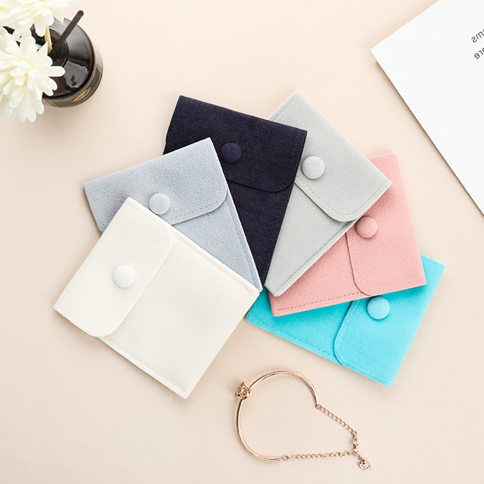 Imagen de Cajas de joyería Pana , Multicolor 1 Unidad