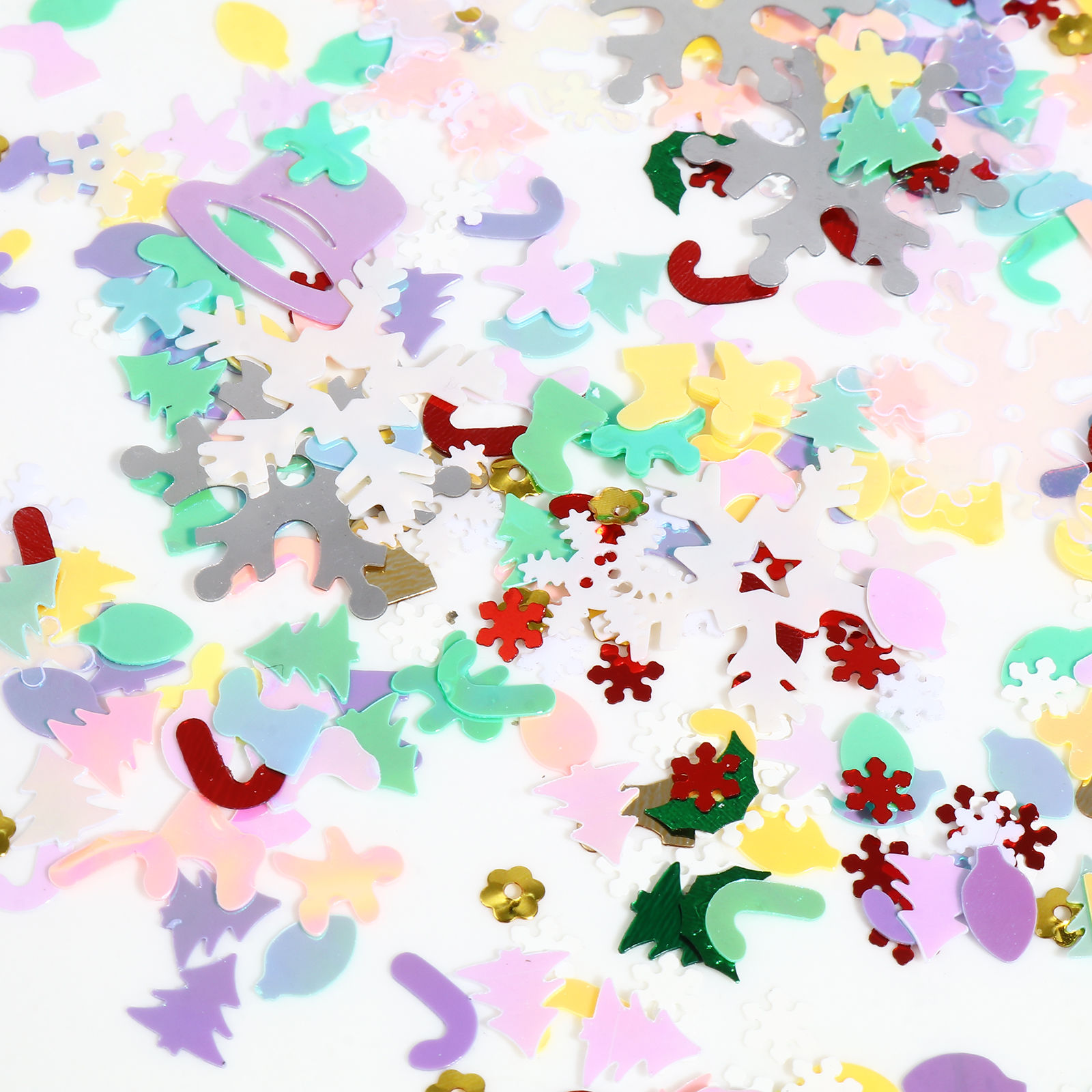 Picture of PVC Christmas Sequins Paillettes At Random Color 10000 PCs