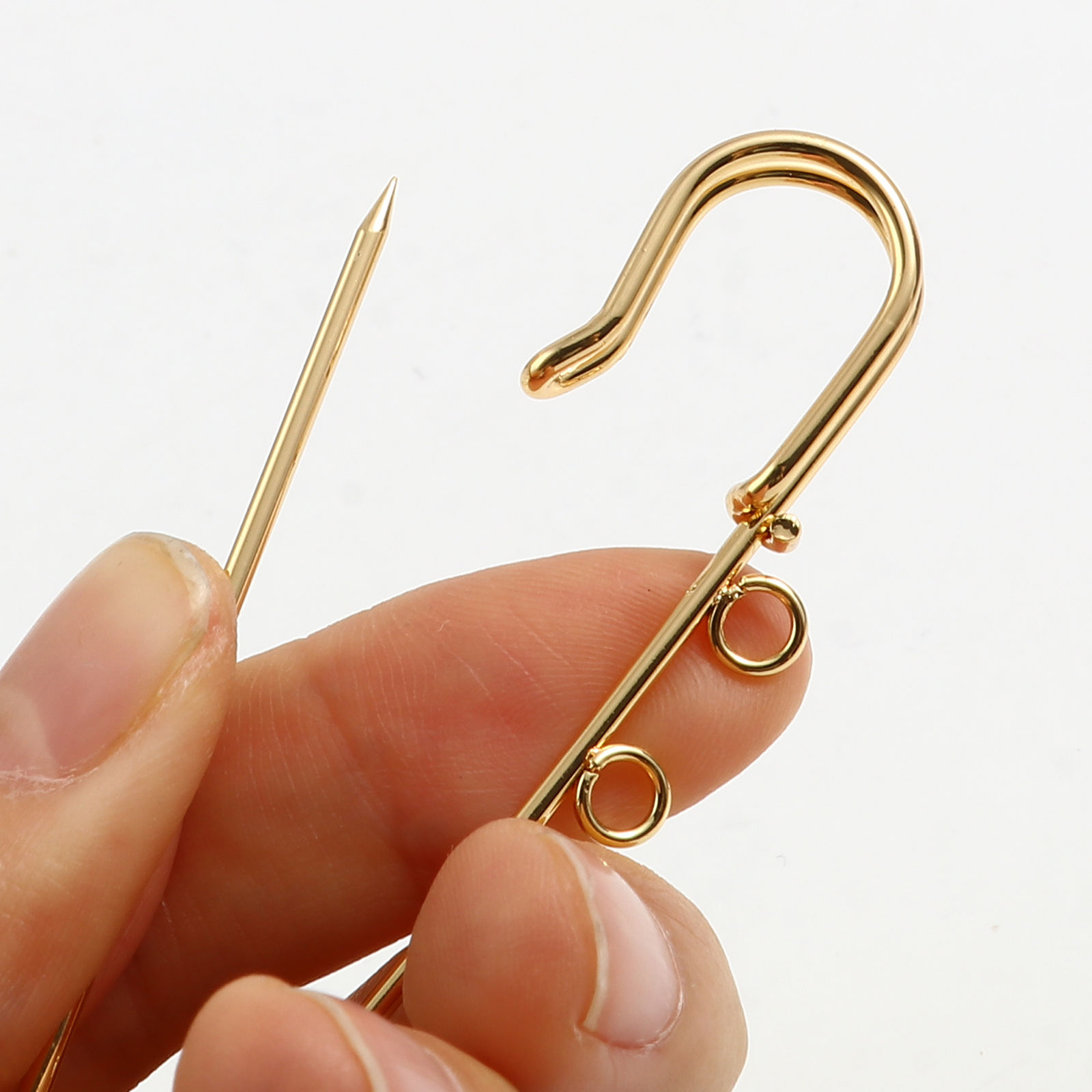 Picture of Brass Brooches Components Multicolor 2 PCs