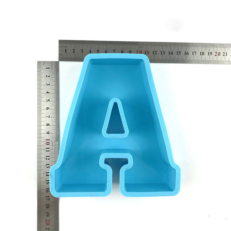 Imagen de Silicona Molde Letras Azul 1 Unidad