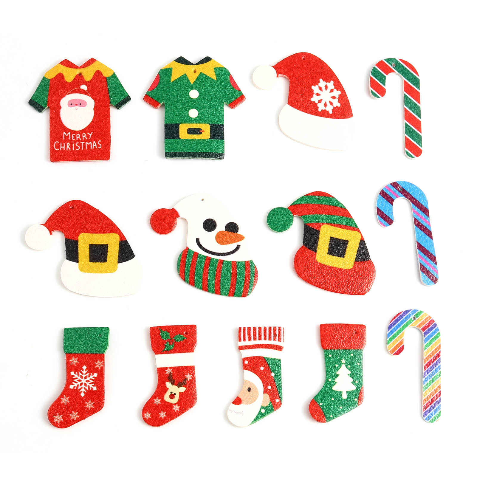 ポリウレタン クリスマス ペンダント 多色 5 ビーズ の画像