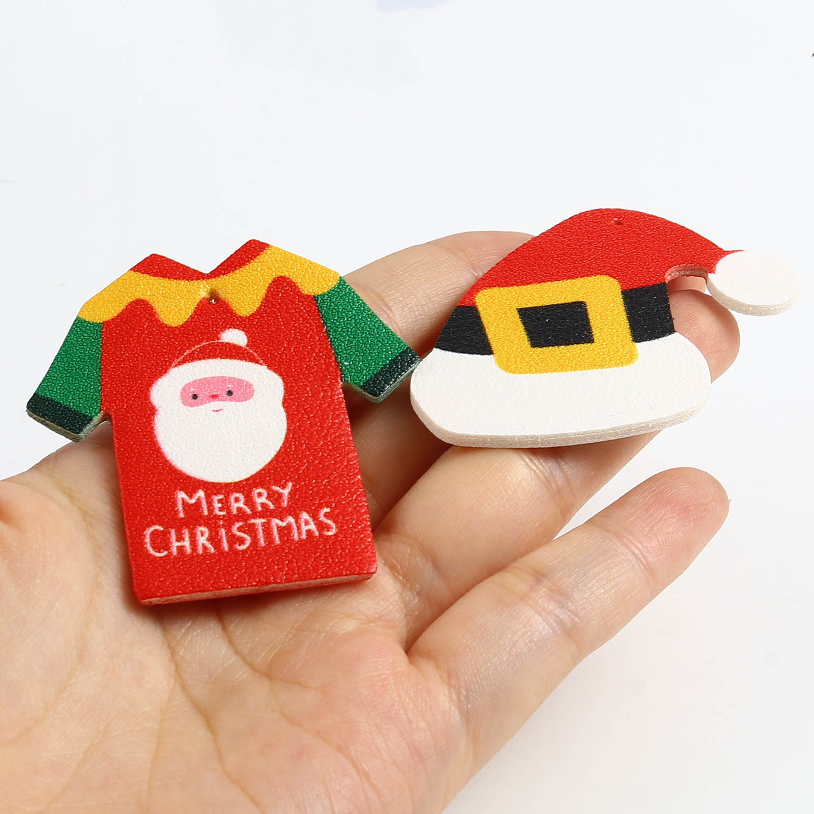 ポリウレタン クリスマス ペンダント 多色 5 ビーズ の画像