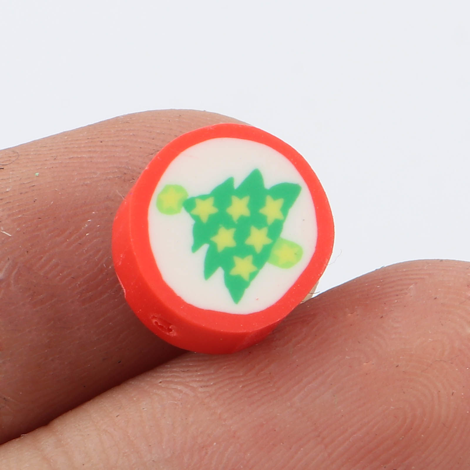 Picture of Polymer Clay Christmas Beads Multicolor 50 PCs