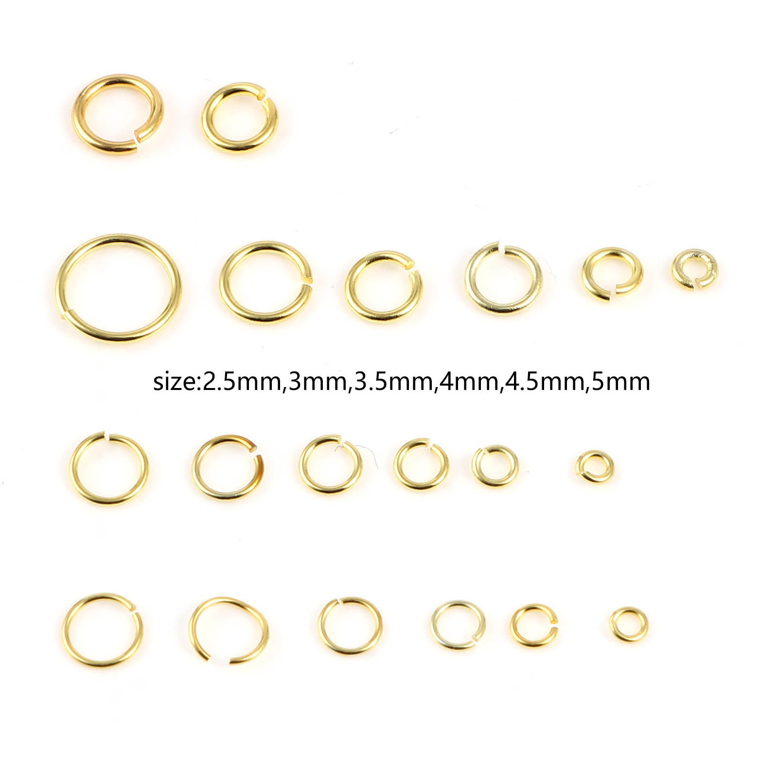 Bild von Sterling Silber Offen Bindering Ring Vergoldet 1 Gramm
