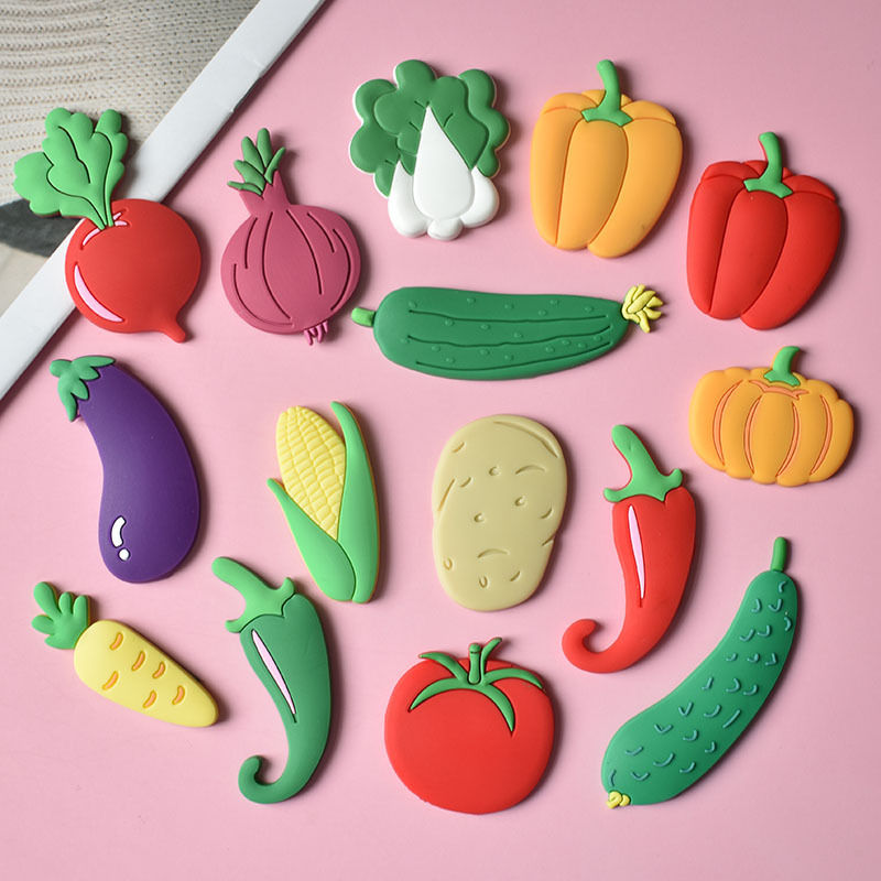 Imagen de Cute Cartoon Vegetable Soft PVC Fridge Magnet
