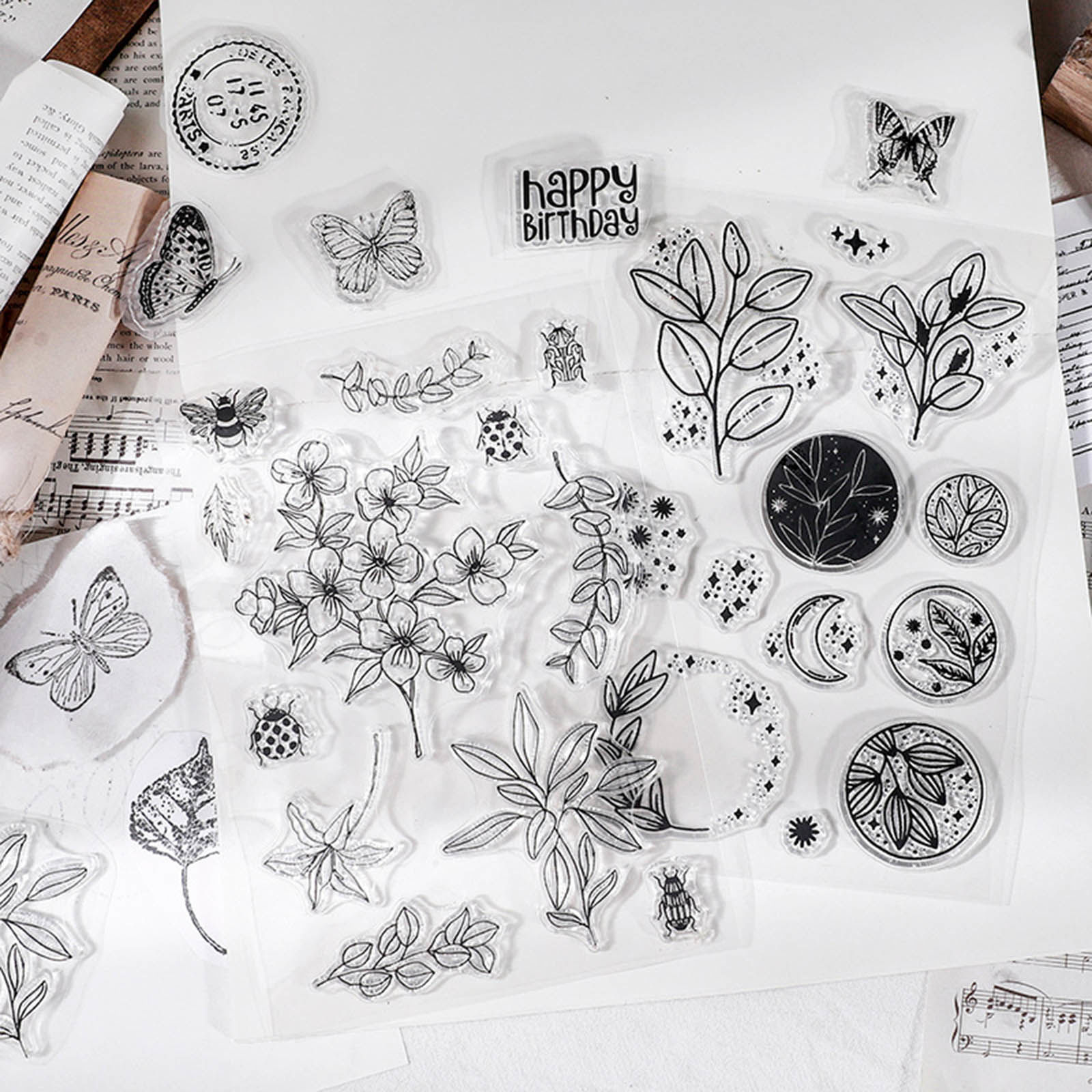 Picture of Silicone Seal Stamper Transparent Clear 16cm x 11cm, 1 Piece